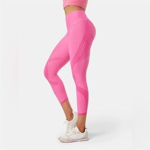 Fanka Women's Pink High-Waisted Leggings- reversible